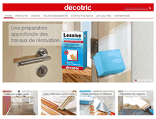 Tablet Screenshot of decotric.fr