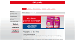 Desktop Screenshot of decotric.com